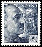 Spain 1949 General Franco 50 CTS Blackboard Edifil 1053. 1053. Uploaded by susofe